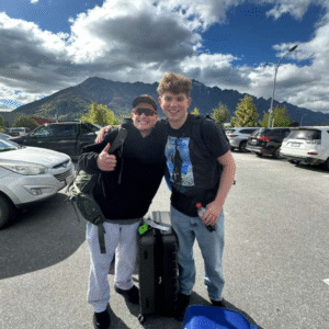 Students arriving on their adventure semester to have fun, earn money and gain skills.