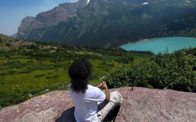 Young adults working at a seasonal job while living and traveling in a beautiful destination as part of a travel and work program.