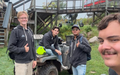 Young adults working and exploring together in a new destination after high school while gaining independence and real-world experience.